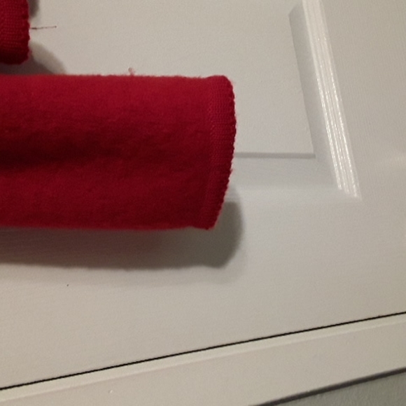 COPY - The Eagles Eye red wool high waist blazer. Size 8 - Picture 4 of 7